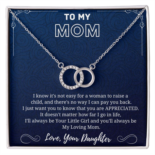 My Loving Mom - Perfect Pair Necklace Gift