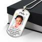 The World Custom Name and Photo Dog-tag Necklace