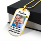 Mother and Children Love Photo Dog-tag Necklace