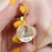 My Loving Mom Circle Photo Necklace with Date