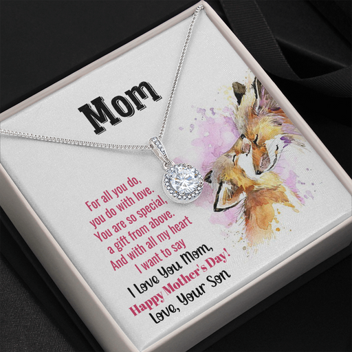 For All You Do Mom Hope Necklace Gift