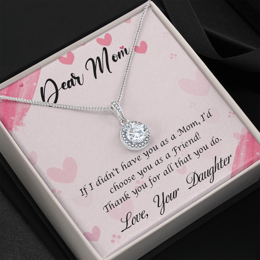 Dear Mom Choose You Hope Necklace Gift
