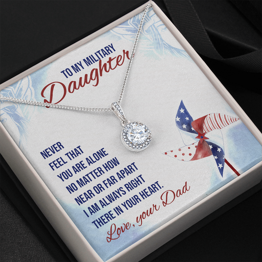 My Military Daughter Eternal Hope Necklace
