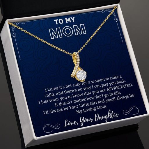 My Loving Mom - Alluring Beauty Necklace Blue