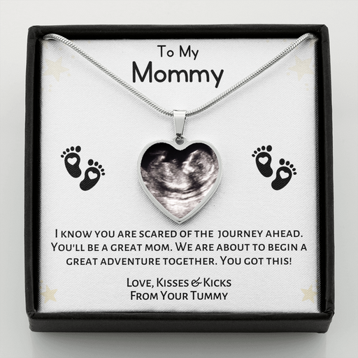 You Got This Ultrasound Heart Picture Necklace